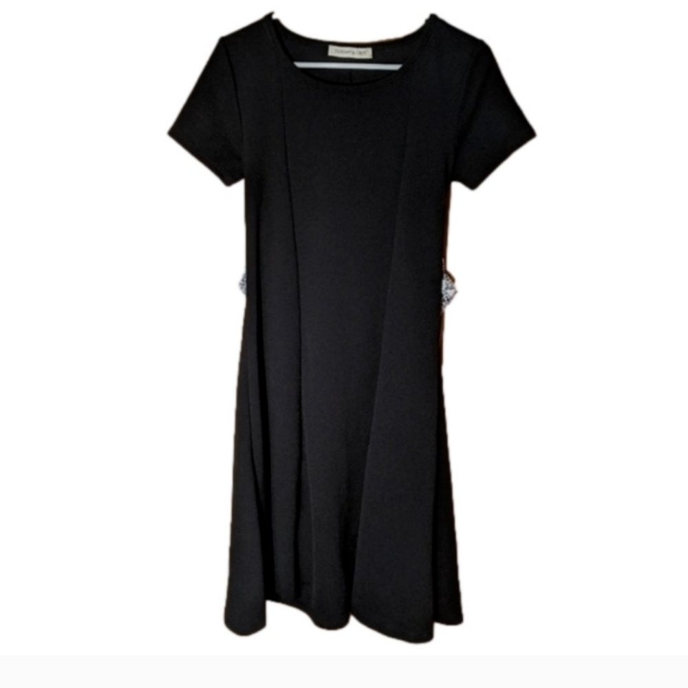 Tiffany and grey black dress